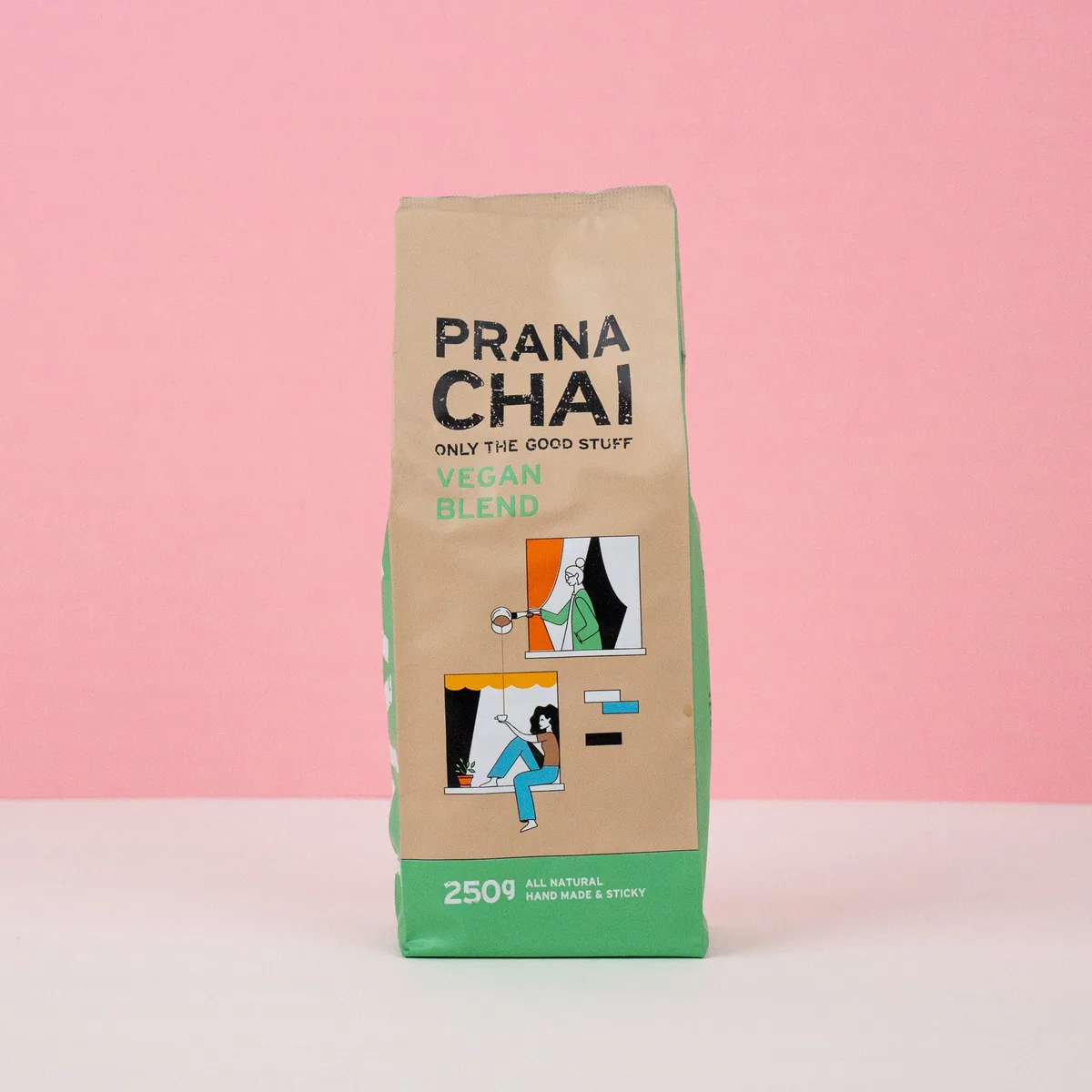 prana chai vegan blend 250g coffee by climpson & sons café