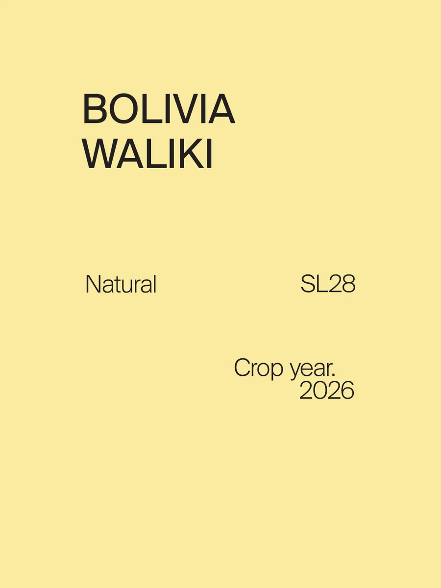 bolivia waliki sl28 natural - bolivia coffee by one half