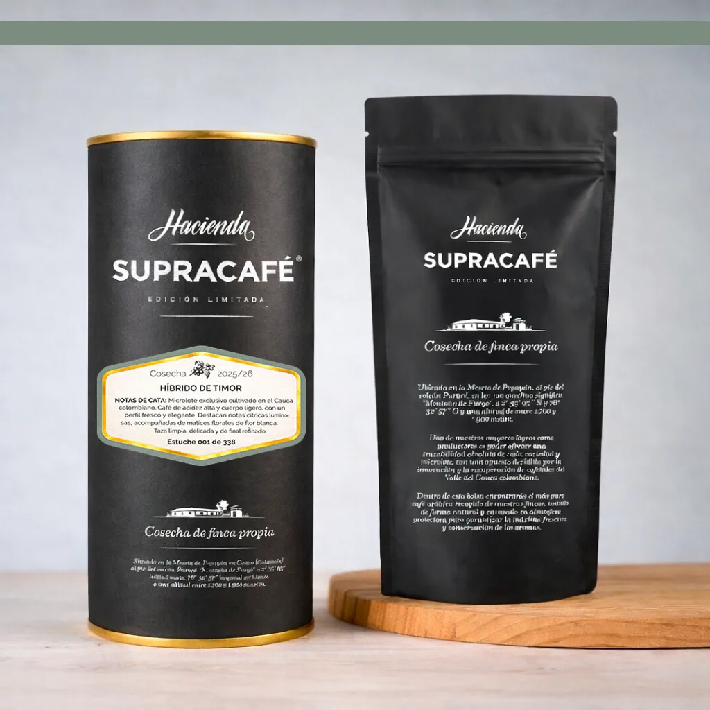 café de colombia de cosecha propia hacienda supracafé híbrido de timor 250g - colombia coffee by supracafé s.a.