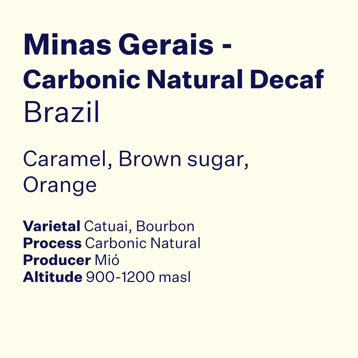 brazil decaf minas gerais coffee by high note roasters