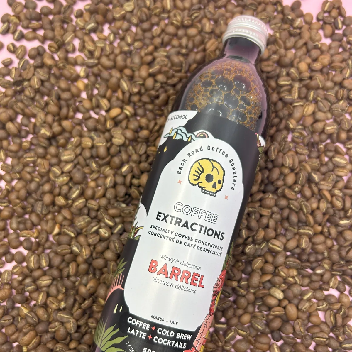 barrel - coffee extraction (concentrate) coffee by back road coffee roasters