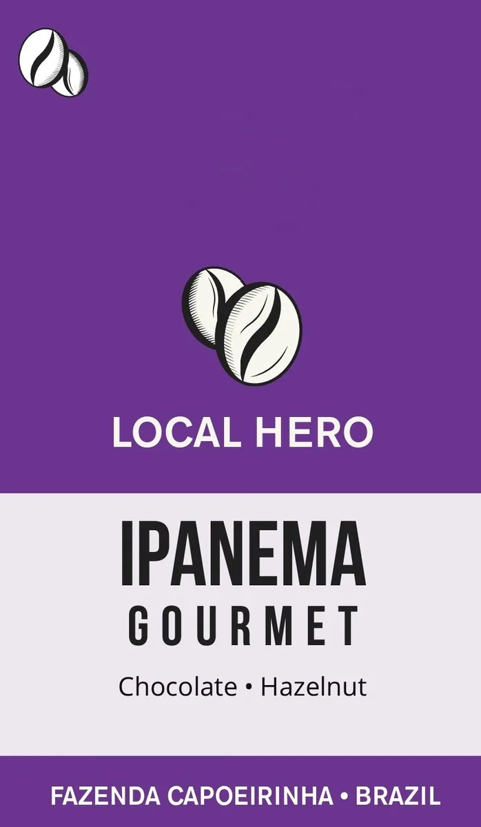 ipanema gourmet - 250g - brazil coffee by local hero coffee works