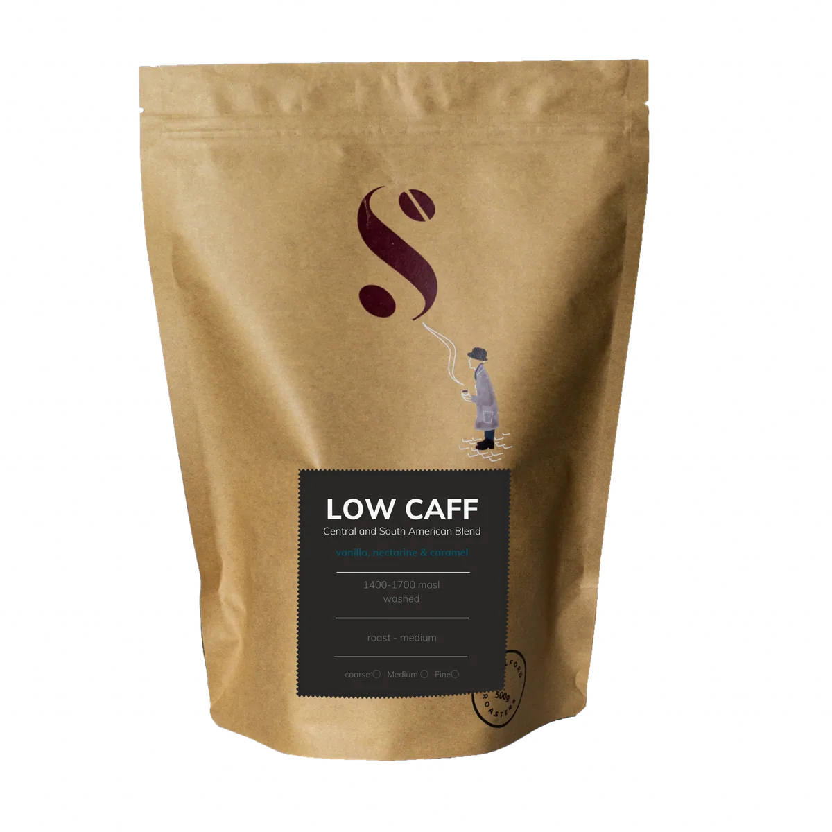 low caff (25%) mw decaf & centrals blend coffee by salford roasters