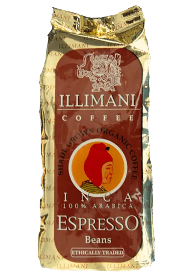 inca beans espresso 250g coffee by illimani koffiebranderij