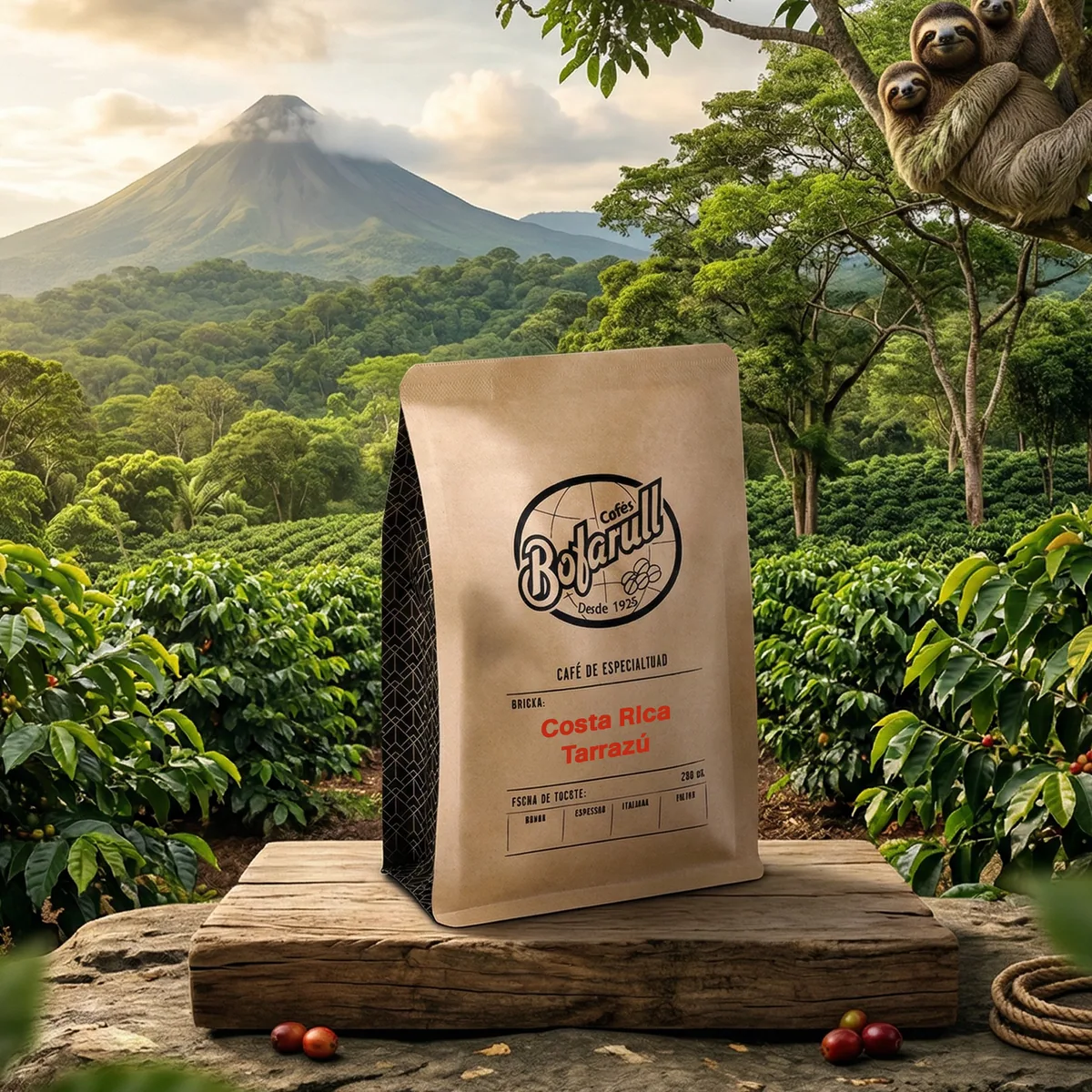 café costa rica tarrazú mujeres 250gr coffee by cafès bofarull - café de especialidad