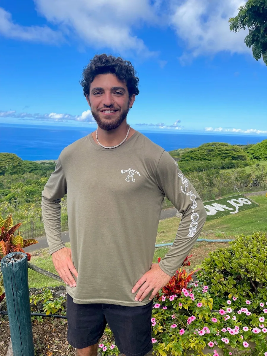 unisex long sleeve kona joe shirt coffee by kona joe coffee llc