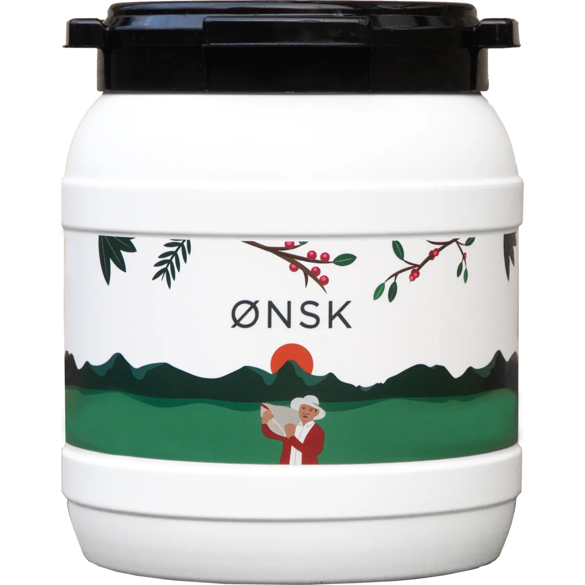 fairtrade las segovias – mellemristet kaffe – cirkulær bøtte øko - nicaragua coffee by ønsk