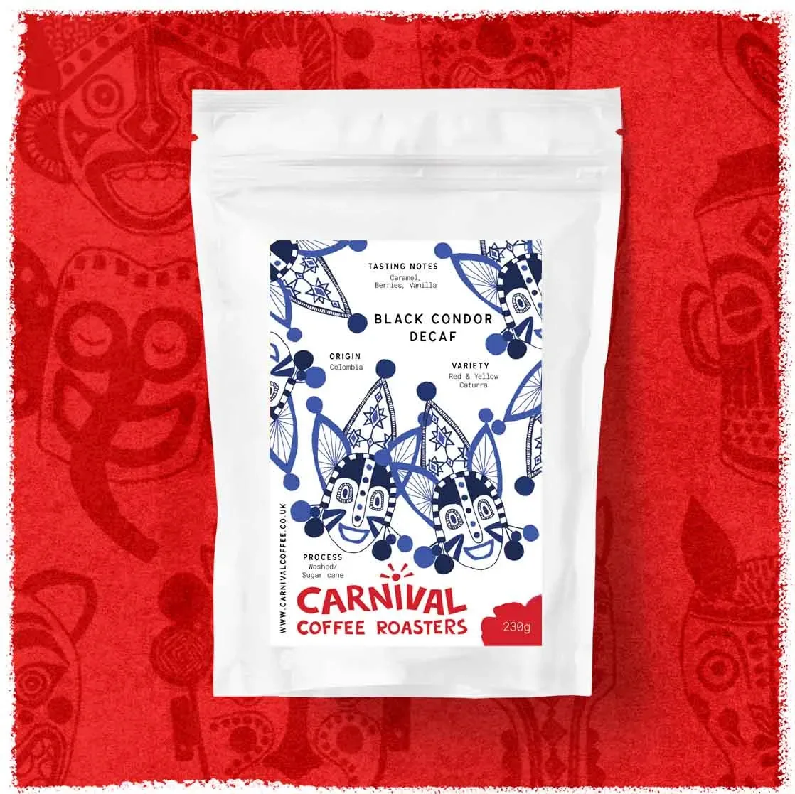 espresso - decaf, black condor, colombia - caramel - berries - vanilla coffee by carnival coffee roasters