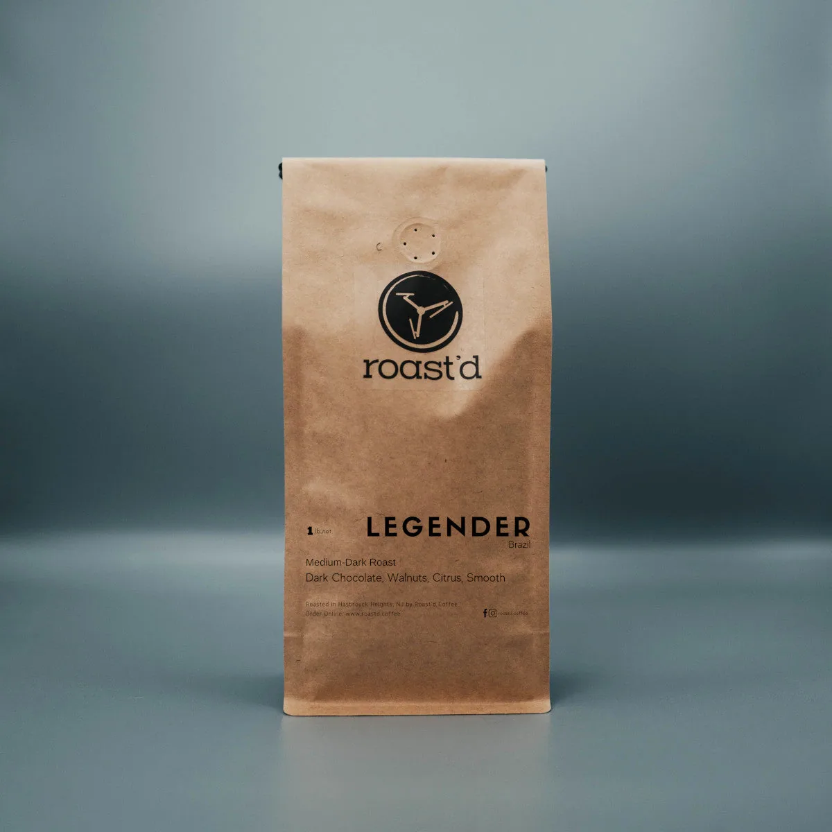legender - brazil - medium dark roast coffee by roast'd coffee - fort lee