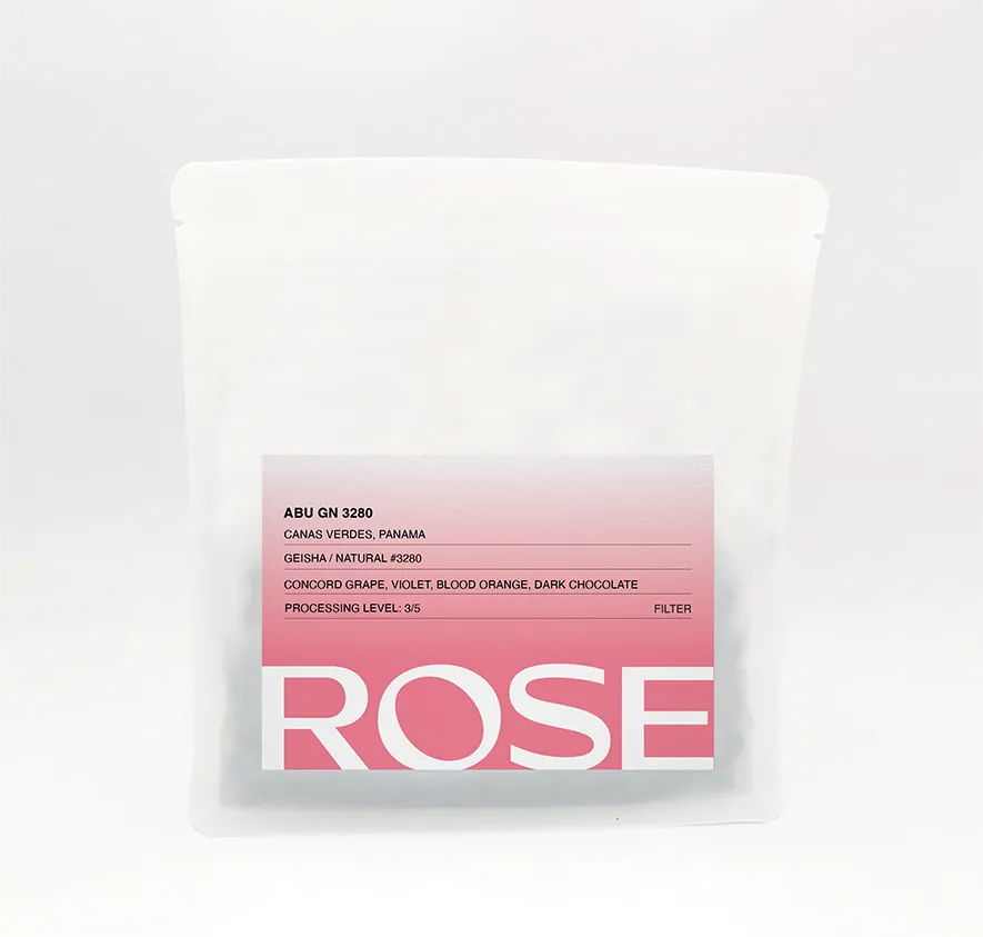 abu geisha natural #3280 competition lot - panama coffee by rose