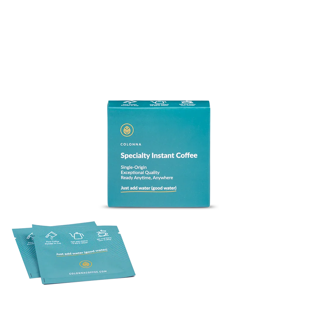 foundation specialty instant coffee (box of 6 sachets) - nicaragua coffee by colonna & small's