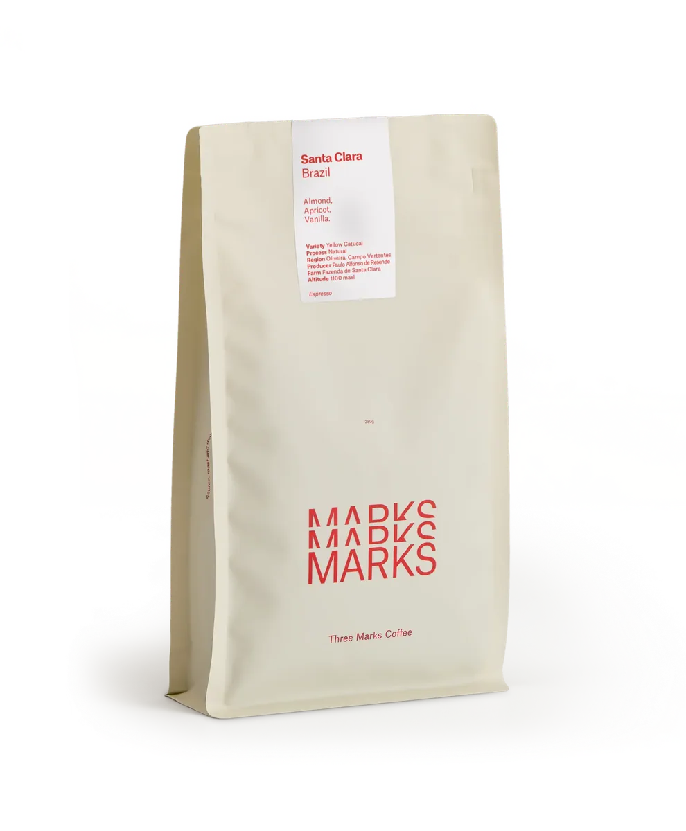 santa clara - brazil coffee by three marks coffee