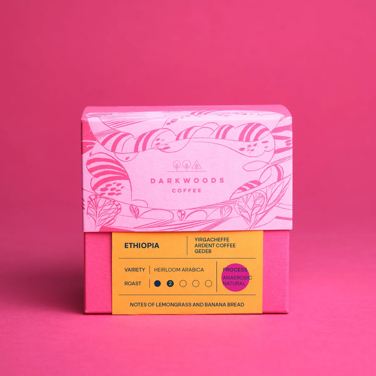 ethiopia yirgacheffe ardent (anaerobic) coffee by dark woods coffee ltd