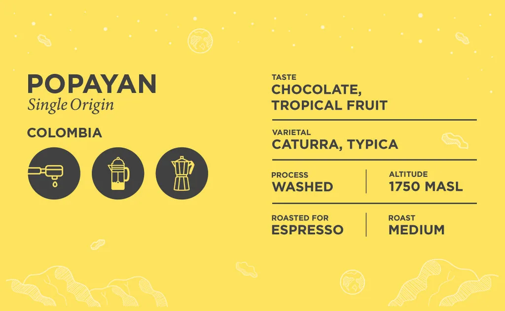 colombia popayan coffee by rocketfuel coffee roasters