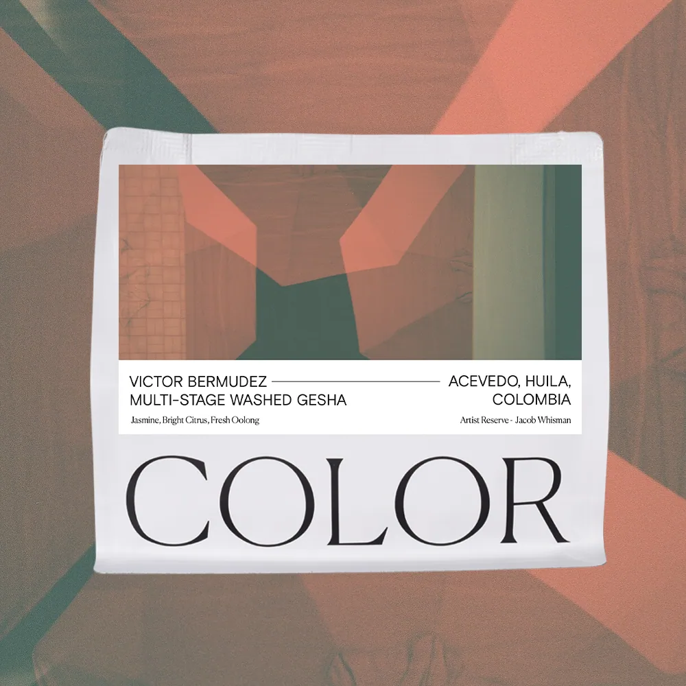 artist reserve: colombia victor bermudez multi-stage washed gesha (ultralight roast 5/21) coffee by color coffee roasters
