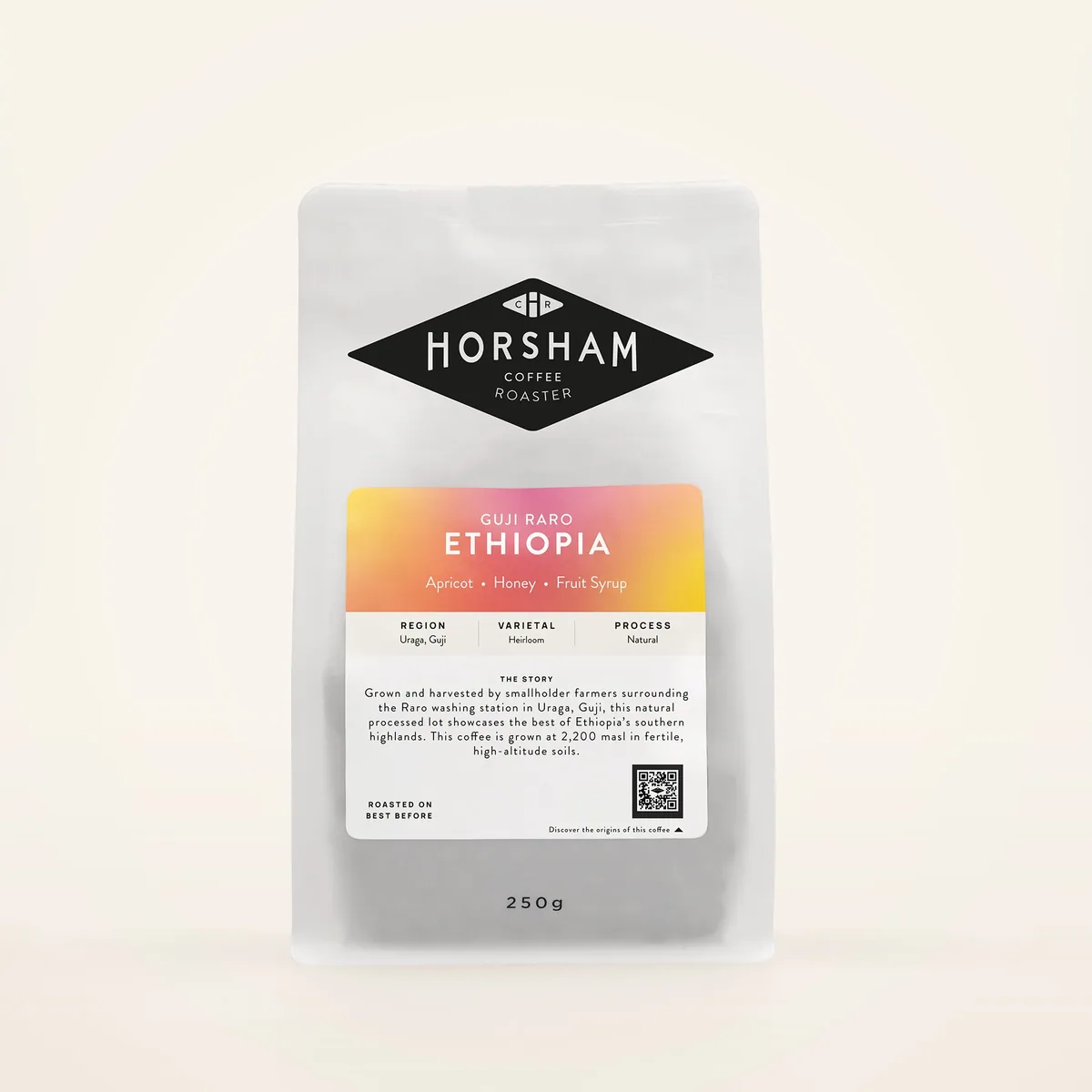 guji raro coffee by horsham coffee roaster