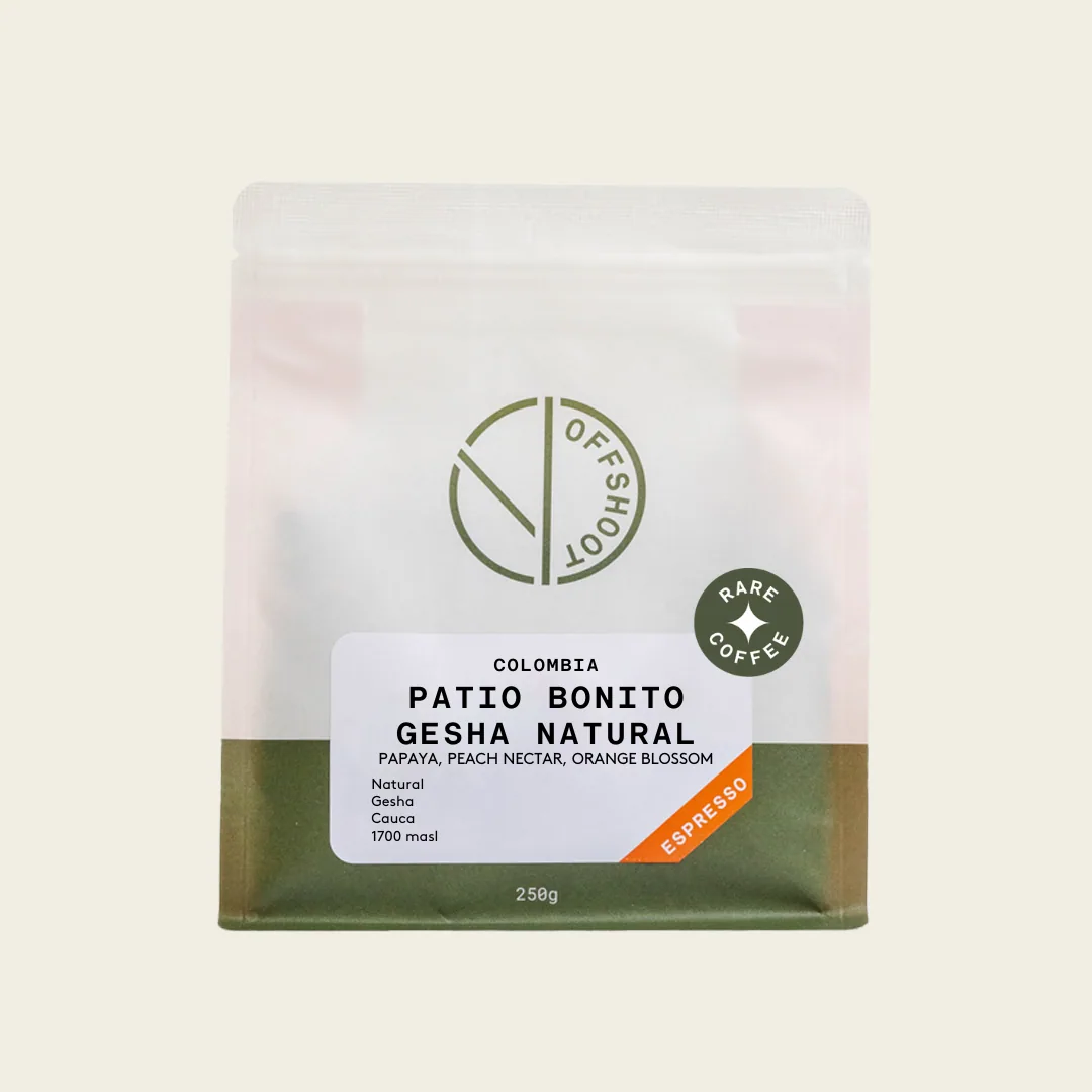 patio bonito - gesha *rare* coffee by offshoot coffee