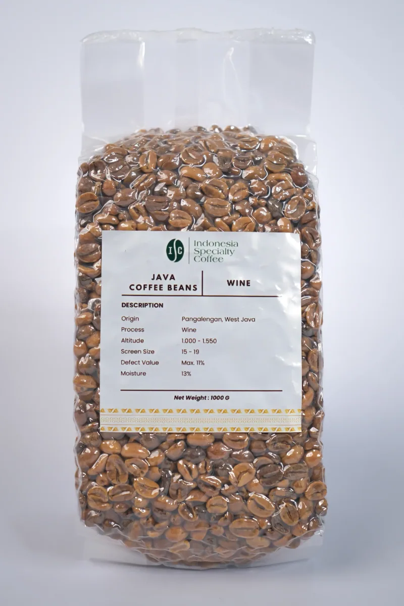 java wine green coffee beans - indonesia coffee by pt. indonesia specialty coffee