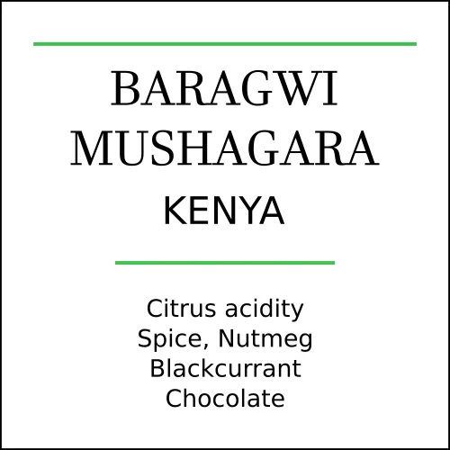kenya ab baragwi mushagara medium roast - kenya coffee by pebble and pine coffee