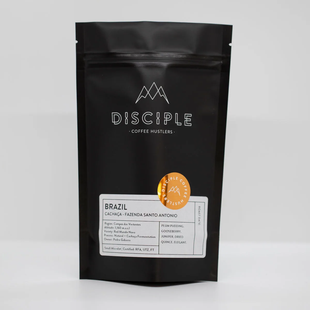 brazil - cachaça fazenda santo antonio / natural coffee by disciple roasters