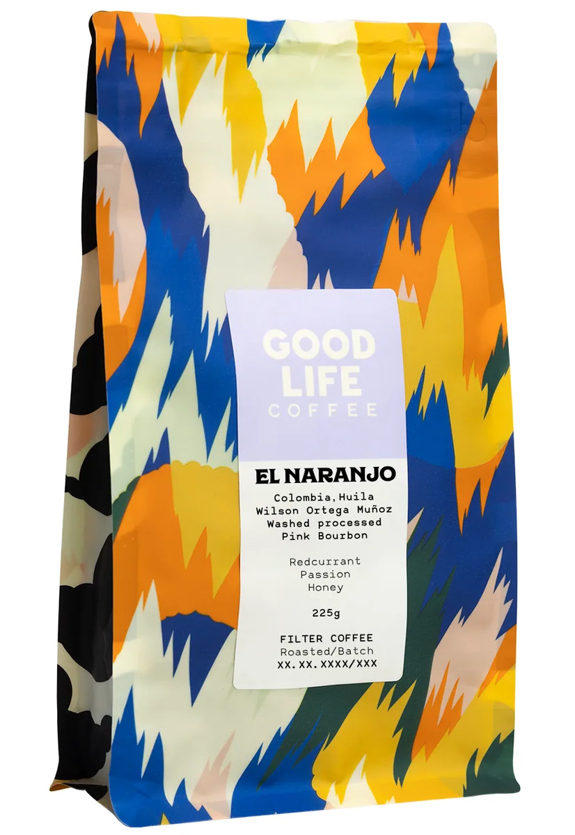 el naranjo, pink bourbon, kolumbia - suodatinkahvi - costa rica coffee by good life coffee roasters