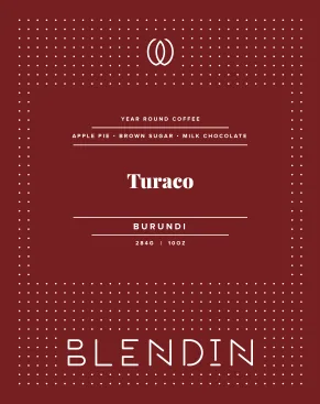 turaco - burundi coffee by blendin coffee club