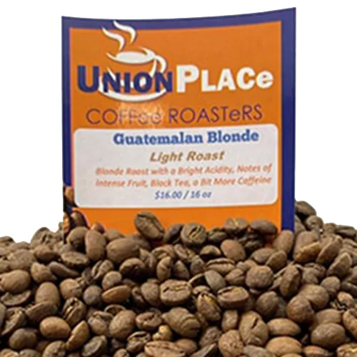 guatemalan blonde light roast coffee by union place coffee roasters