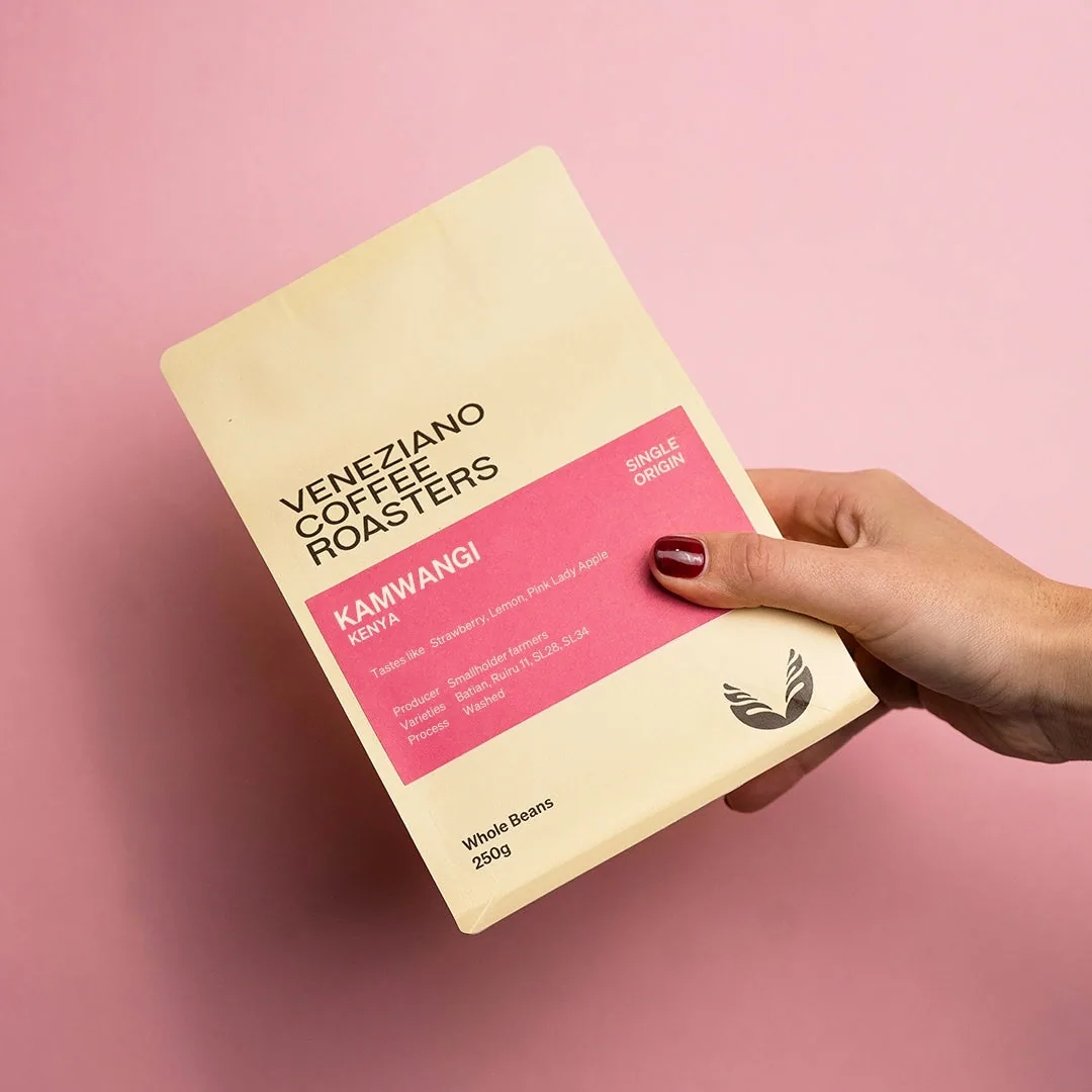 kenya kamwangi washed coffee by veneziano coffee roasters west end