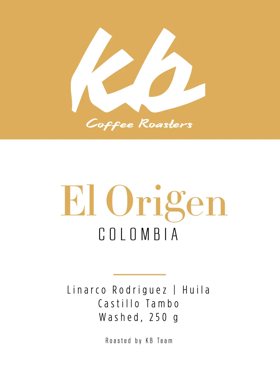 espresso - colombie - el origen coffee by kb coffee roasters