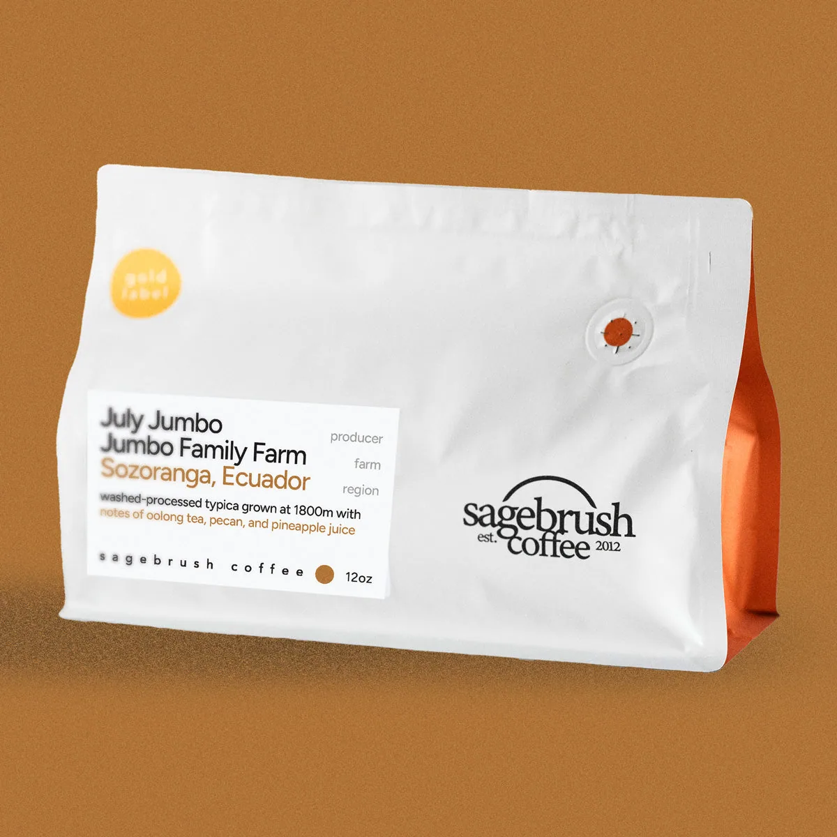 july jumbo • washed-processed typica coffee by sagebrush coffee shop & roastery