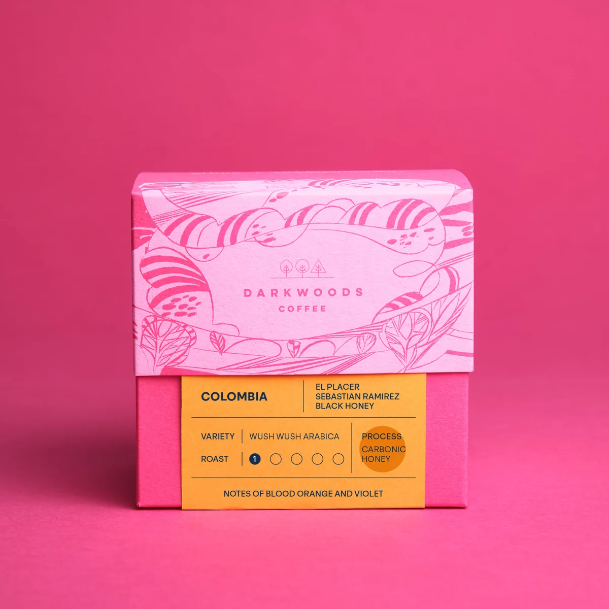 colombia el placer wush wush (black honey) - colombia coffee by dark woods coffee ltd