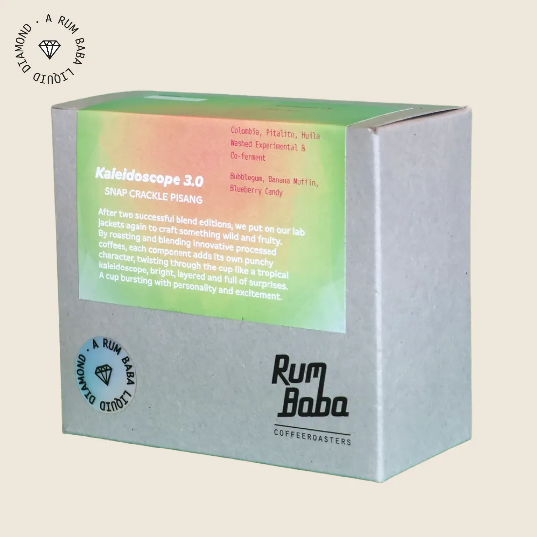 kaleidoscope 3.0 - colombia coffee by rum baba coffeeroasters shop & brew-bar east