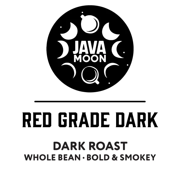 java moon red grade dark coffee by h&s coffee roasters