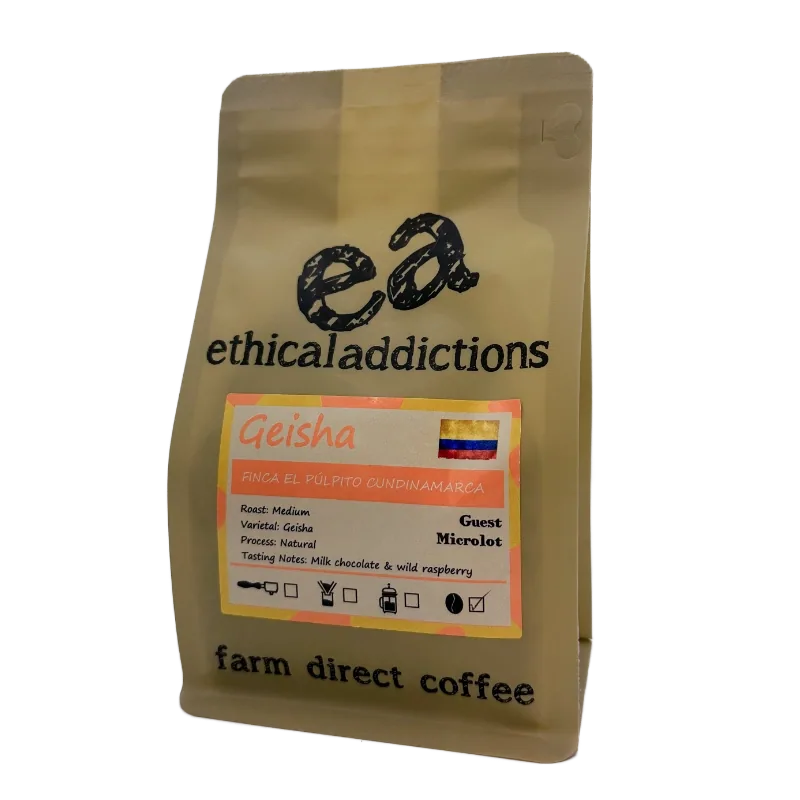 geisha – colombia microlot coffee by ethical addictions coffee roasters