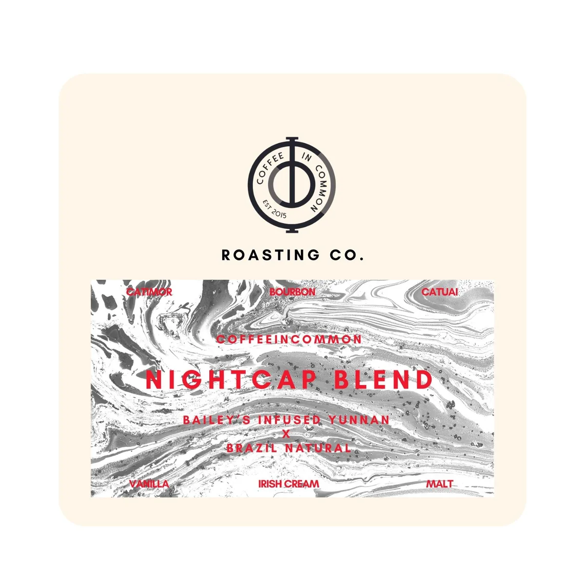 nightcap blend - brazil + yunnan coffee by coffee in common