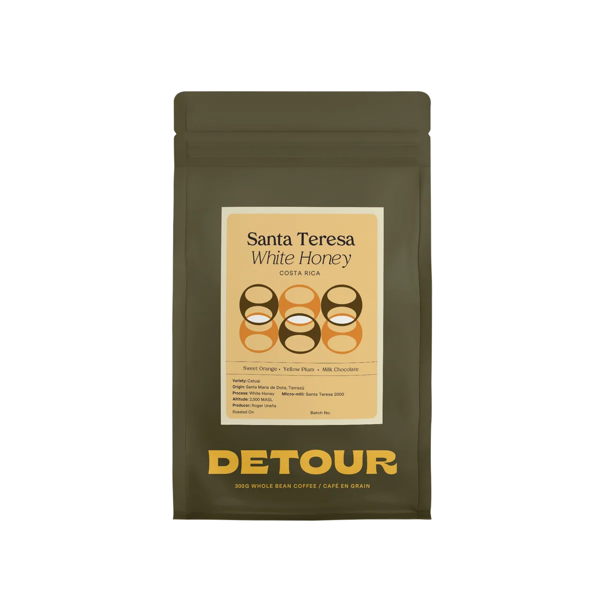 costa rica santa teresa white honey - costa rica coffee by detour coffee roasters