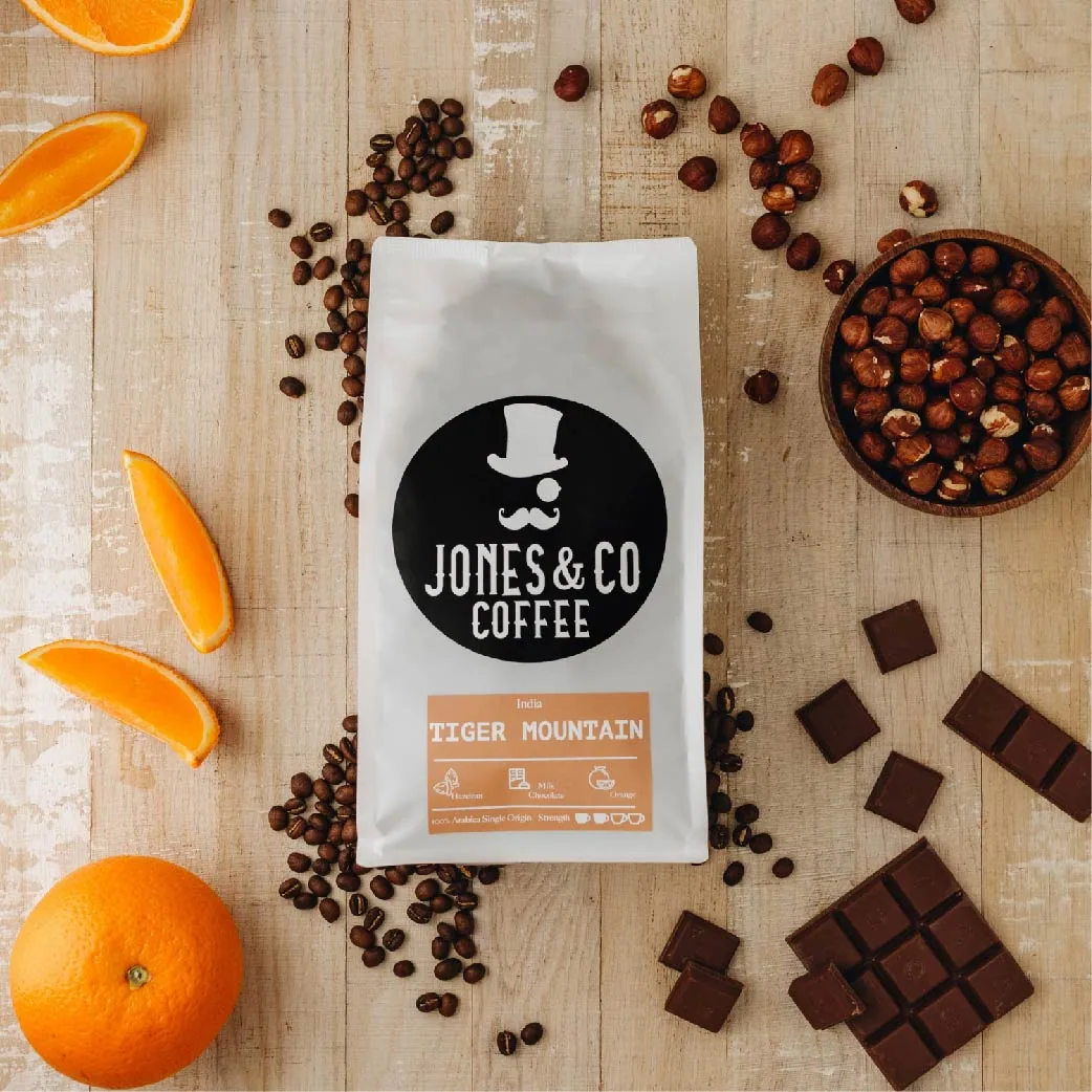 indian tiger mountain - india + yemen coffee by jones & co coffee roasters