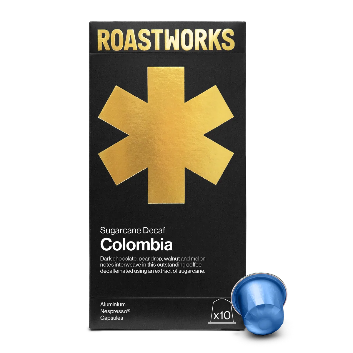 decaf colombia coffee by roastworks coffee co