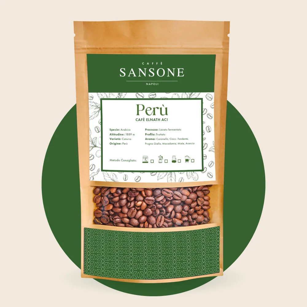perù, café elnath aci coffee by sansone coffee artisan microroastery & specialty coffee