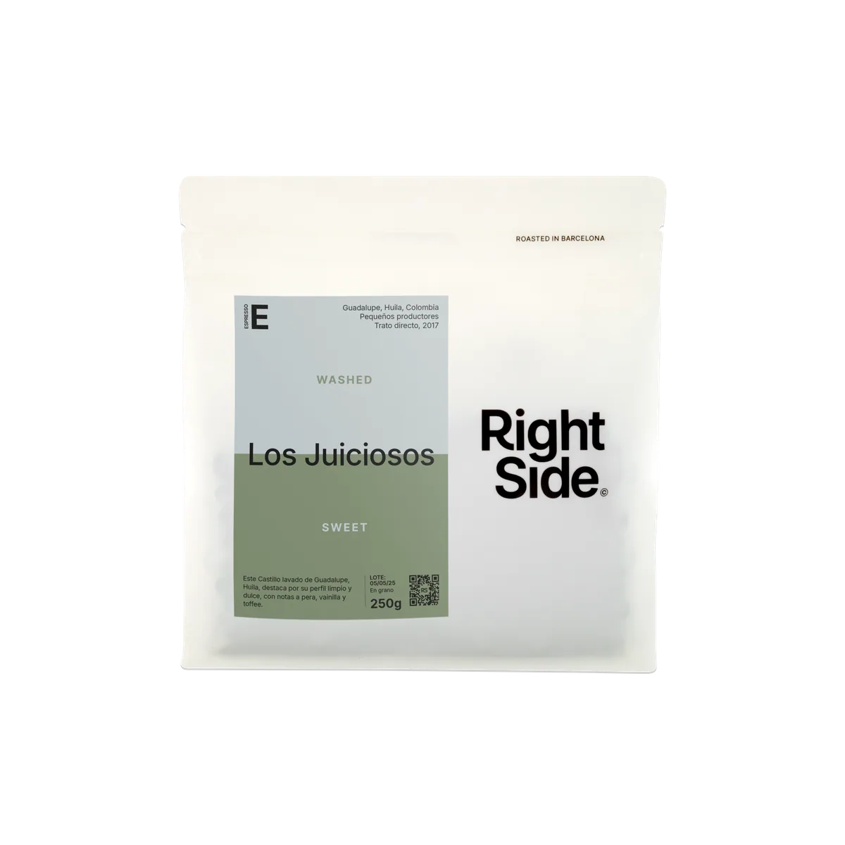 los juiciosos espresso - colombia coffee by right side coffee roastery