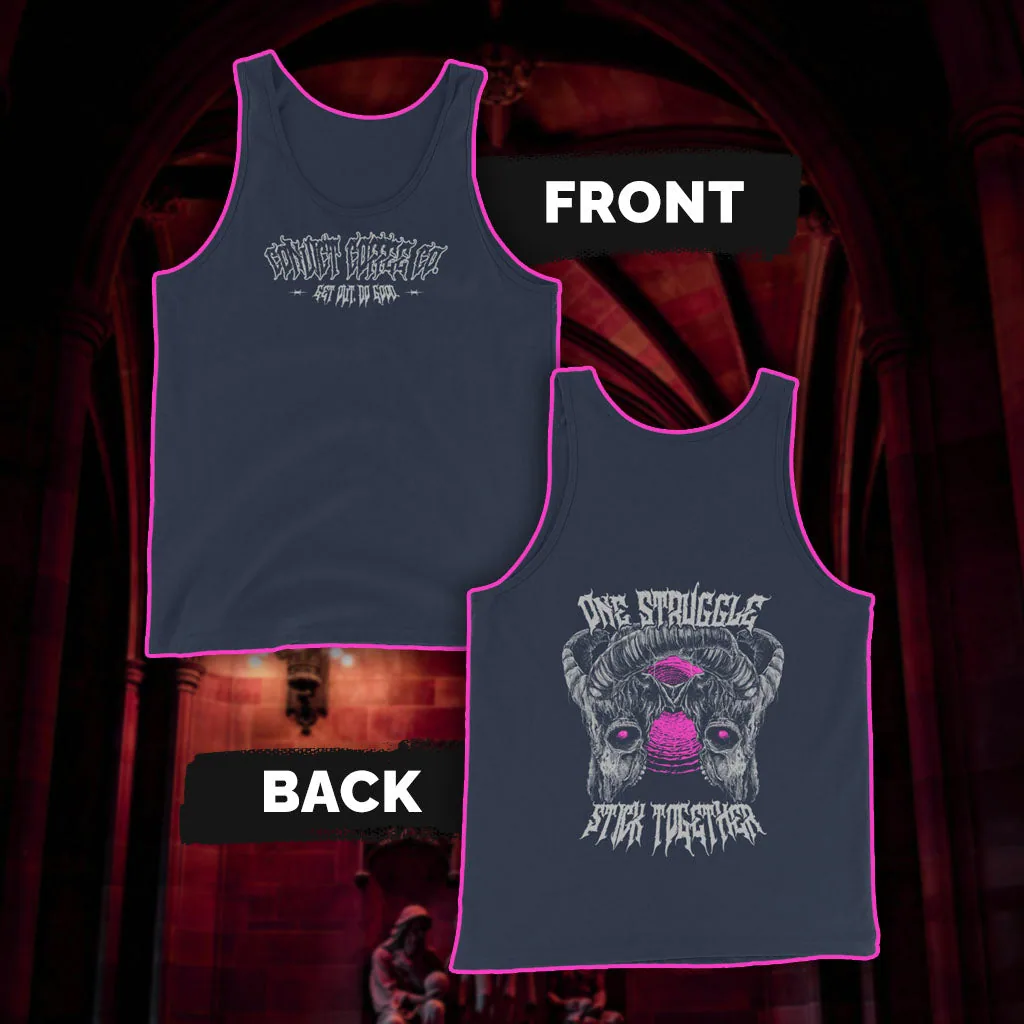 one struggle stick together tank coffee by convict coffee company