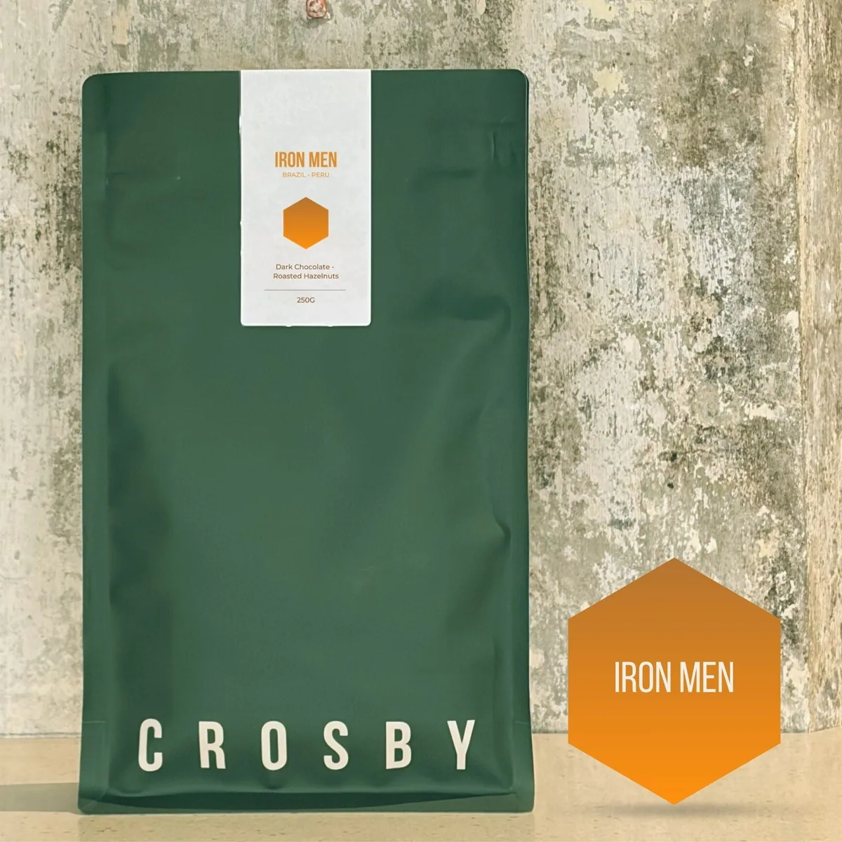 iron men blend coffee by crosby coffee oxford road