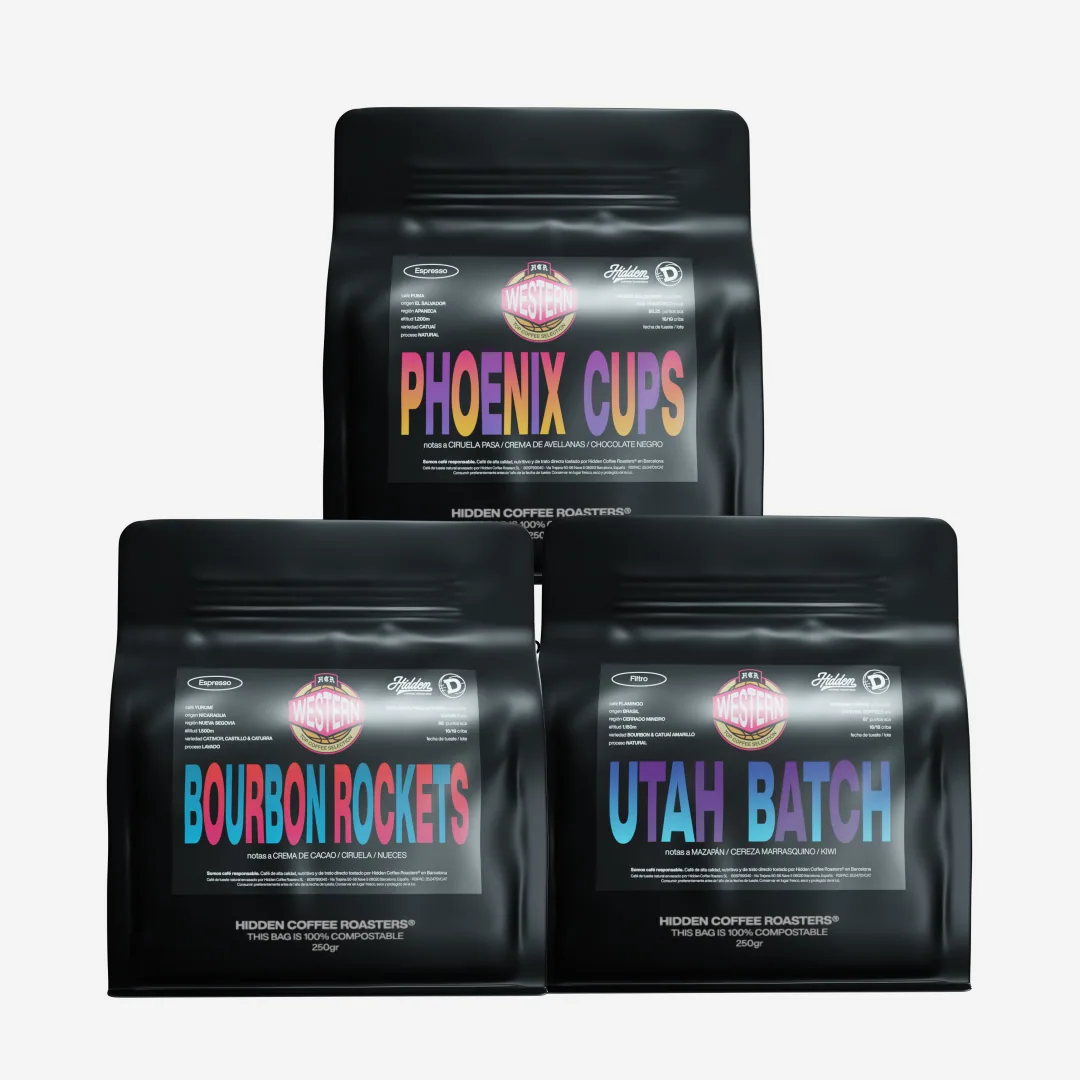 pack “western” all stars – hidden x drafteados coffee by hidden coffee roasters - el born