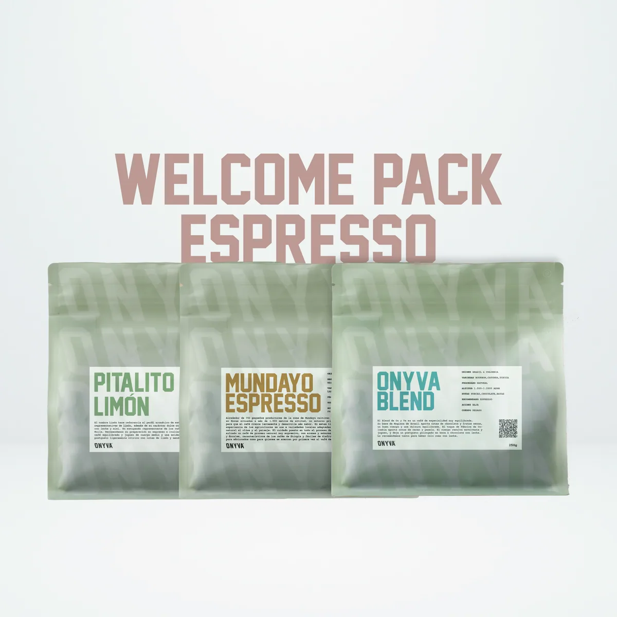 welcome pack - espresso coffee by onyva coffee gracia | speciality coffee