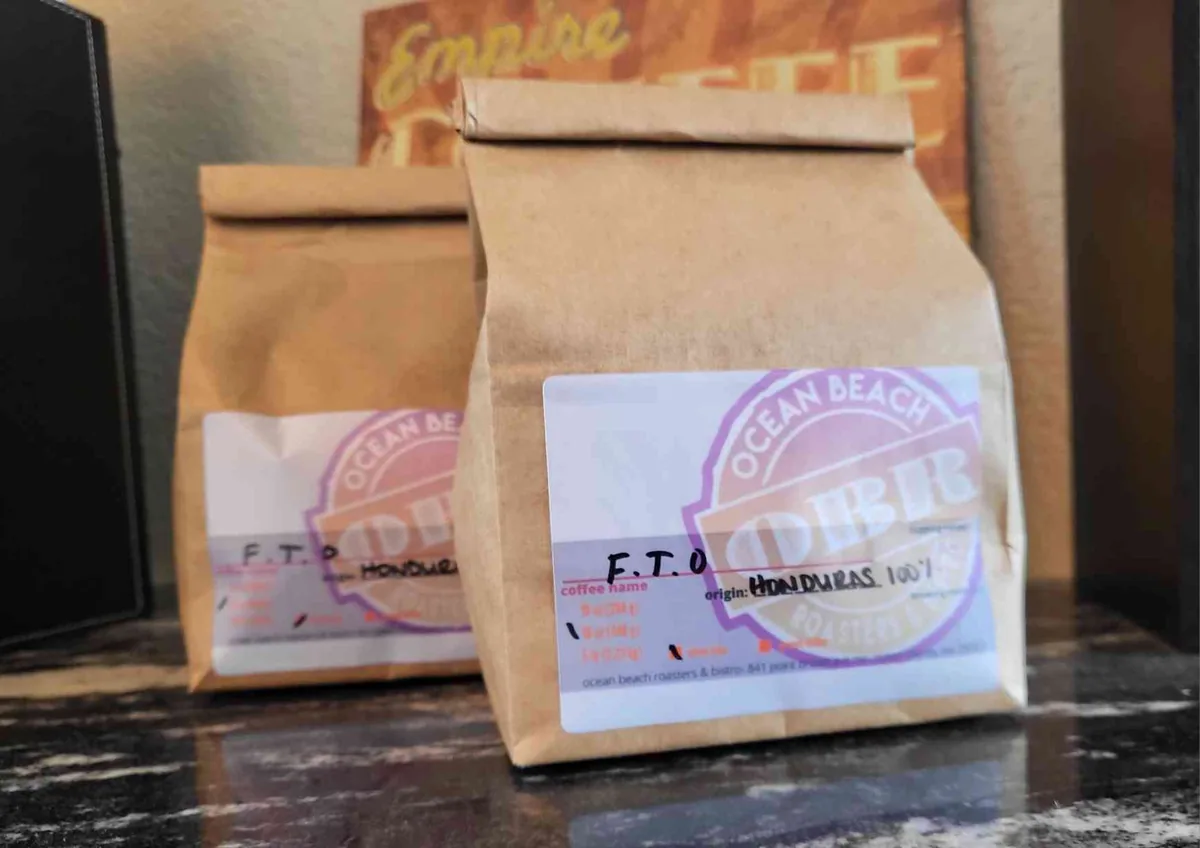 f.t.o. - honduras - 1lb coffee by ocean beach roasters