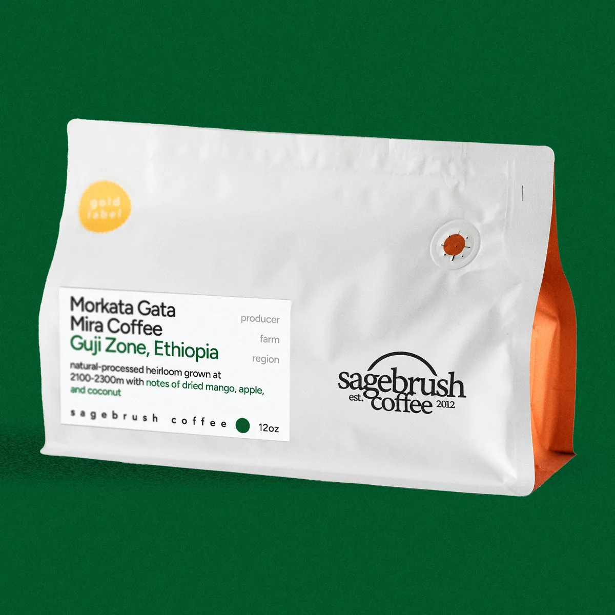 morkata gata • natural-processed guji heirloom coffee by sagebrush coffee shop & roastery