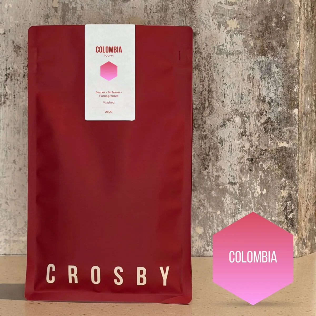 colombia, tolima especial coffee by crosby coffee oxford road