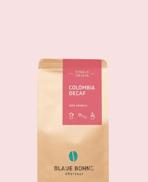 colombia decaf coffee by blaue bohne rösterei
