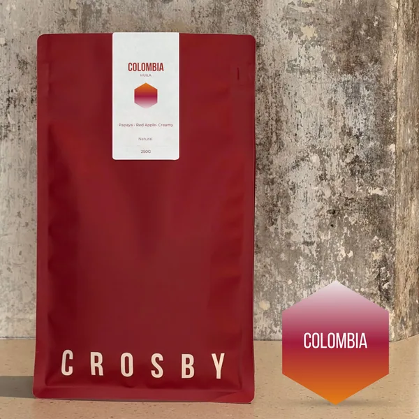 colombia, huila coffee by crosby coffee oxford road
