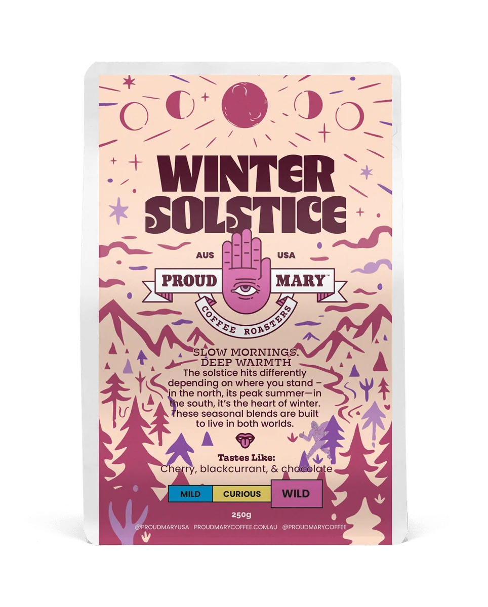 winter solstice | limited edition blend - ethiopia + honduras coffee by proud mary coffee